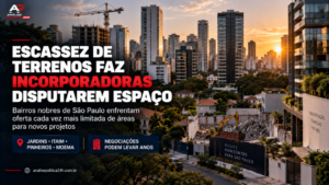 Escassez de terrenos faz incorporadoras disputarem espaço nos bairros mais nobres de São Paulo