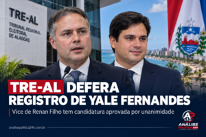 Renan Filho escolhe Yale Fernandes para vice e chapa entra no radar da Justiça Eleitoral