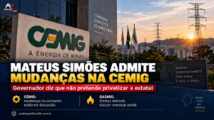 Mateus Simões admite mudanças na Cemig e diz que não pretende privatizar estatal
