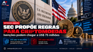 SEC propõe regras para criptomoedas com isenções de até US$ 75 milhões