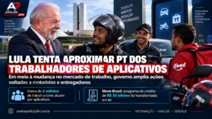Lula tenta aproximar PT dos trabalhadores de aplicativos em meio à transformação do mercado de trabalho
