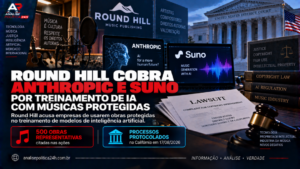 Round Hill cobra Anthropic e Suno por treinamento de IA com músicas protegidas