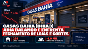 Casas Bahia (BHIA3) adia balanço e enfrenta fechamento de lojas e cortes de funcionários