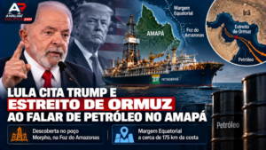 Lula cita Trump e Estreito de Ormuz ao falar de descoberta de petróleo no Amapá