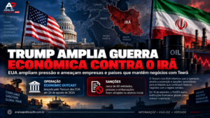 Trump amplia guerra econômica contra o Irã e ameaça empresas e países que ajudam Teerã