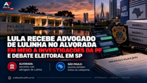 Lula recebe advogado de Lulinha no Alvorada em meio a investigações da PF e debate eleitoral em SP