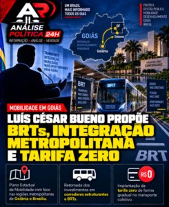 Luís César Bueno propõe BRTs, integração metropolitana e tarifa zero no transporte de Goiás