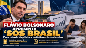 Flávio Bolsonaro apresenta “SOS Brasil” para dívida pública e endividamento das famílias