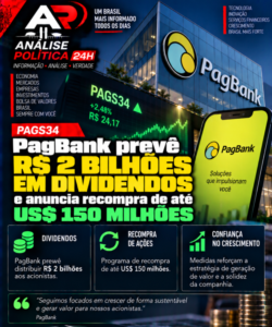 PagBank (PAGS34) prevê R$ 2 bilhões em dividendos e anuncia recompra de até US$ 150 milhões