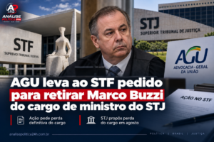 AGU leva ao STF pedido para retirar Marco Buzzi do cargo de ministro do STJ