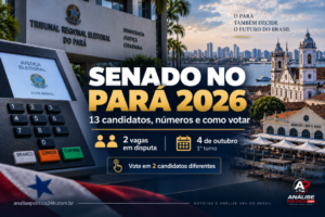 Senado no Pará 2026: veja os 13 candidatos, números e como votar