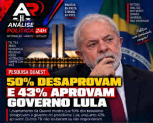 Quaest: 50% desaprovam governo Lula e 43% aprovam
