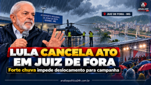 Lula cancela participação em ato de campanha em Juiz de Fora após forte chuva