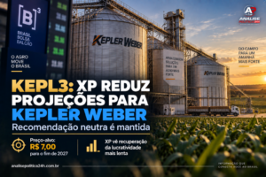 Kepler Weber (KEPL3): XP vê agro na ‘direção correta’, mas corta estimativas e preço-alvo; entenda