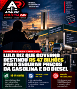 Lula diz que governo destinou R$ 47 bilhões para segurar preços da gasolina e do diesel