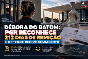Débora do Batom: PGR reconhece 212 dias de remição e pede regime semiaberto