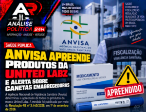 Anvisa apreende produtos da United Labz e alerta sobre canetas emagrecedoras