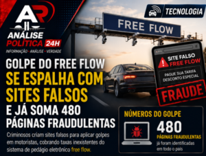Golpe do Free Flow: veja como criminosos cobram pedágios falsos