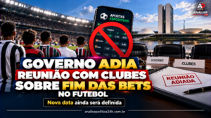 Governo adia reunião com clubes sobre fim das bets no futebol