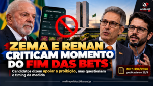 Zema e Renan dizem que proibição das bets de Lula é medida eleitoreira