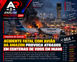 Acidente fatal com avião da Amazon provoca atrasos em centenas de voos em Miami