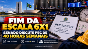 Fim da escala 6×1: Senado discute PEC de 40 horas semanais
