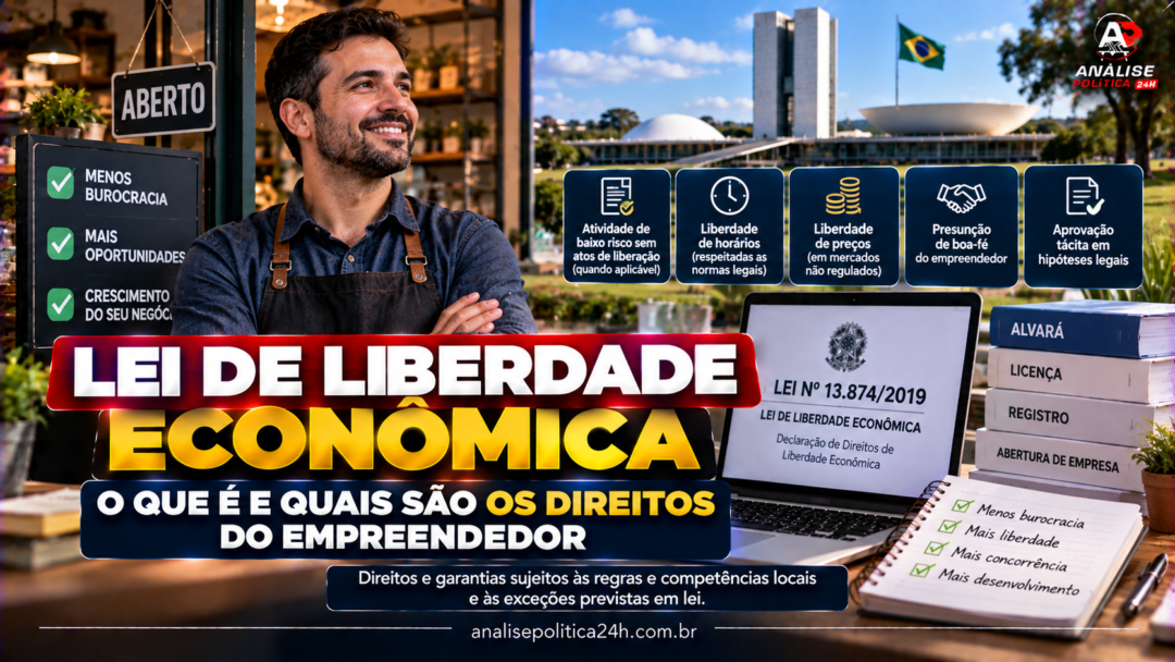 Lei de Liberdade Econômica: o que é e quais são os direitos do empreendedor