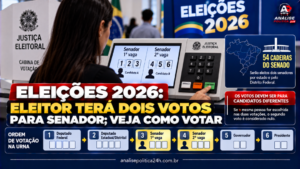 Eleições 2026: eleitor terá dois votos para senador; veja como votar