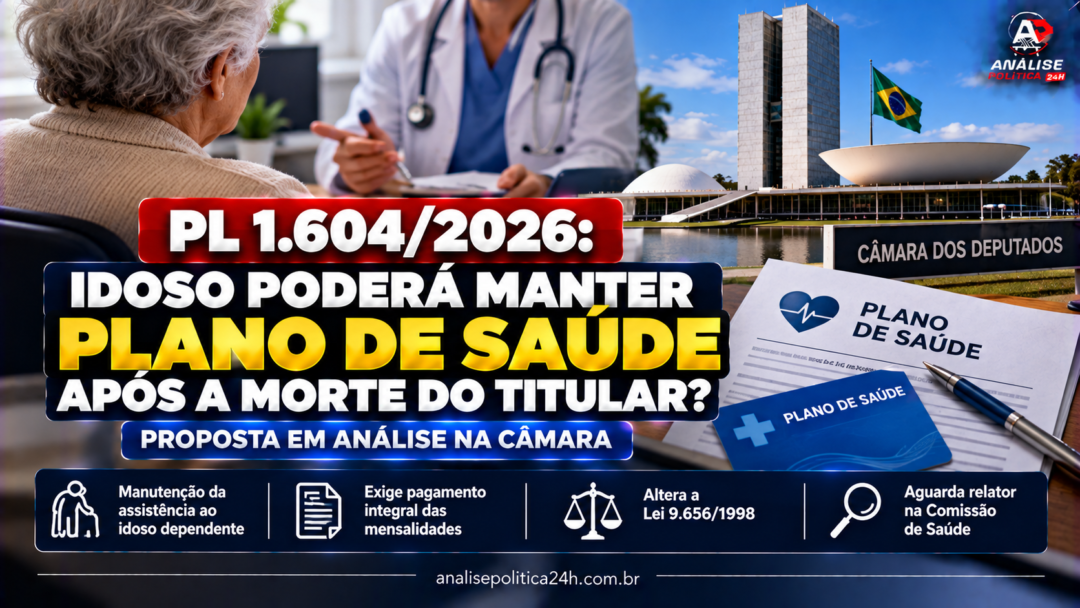 PL 1.604/2026: idoso poderá manter plano de saúde após morte do titular?