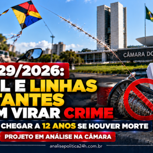 PL 3.129/2026: projeto quer criminalizar cerol e linhas cortantes com penas de até 12 anos