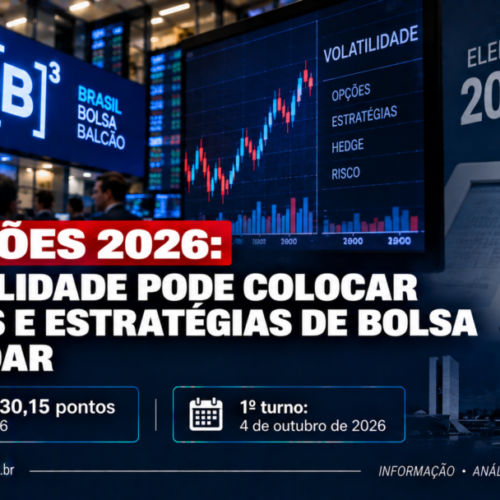 Eleições 2026: volatilidade pode colocar opções e estratégias de Bolsa no radar