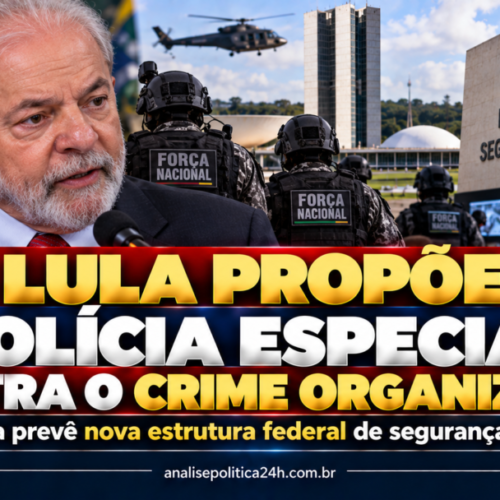 Lula propõe “polícia especial” contra o crime organizado