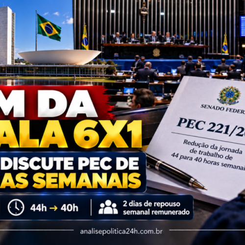 Fim da escala 6×1: Senado discute PEC de 40 horas semanais