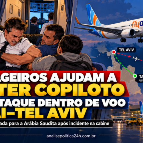 Passageiros ajudam a conter copiloto após ataque dentro de voo Dubai–Tel Aviv