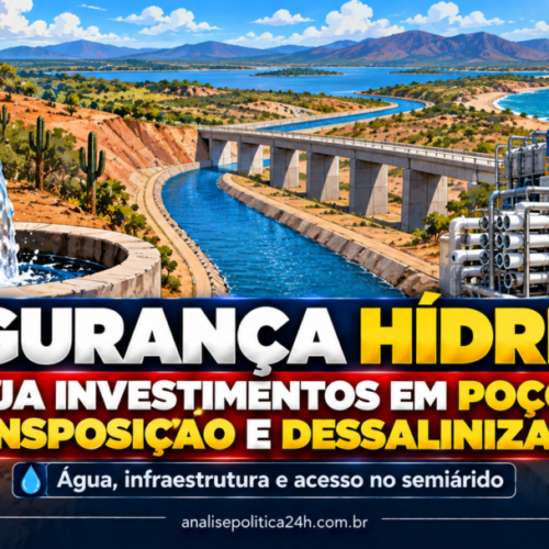 Segurança hídrica: veja investimentos em poços, transposição e dessalinização