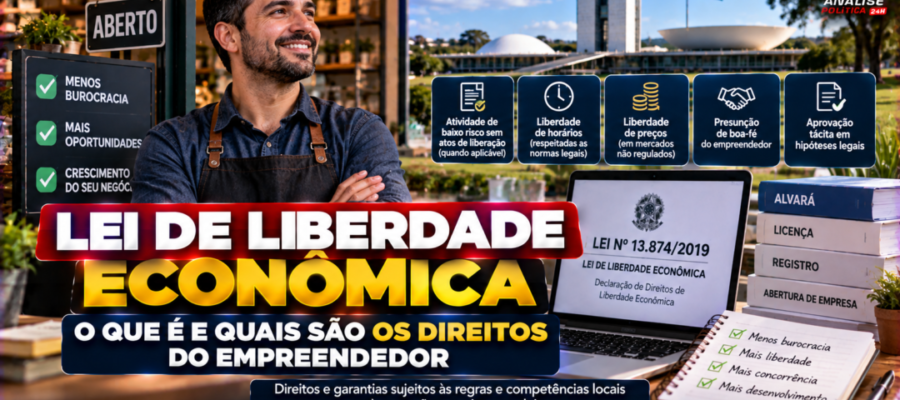Lei de Liberdade Econômica: o que é e quais são os direitos do empreendedor