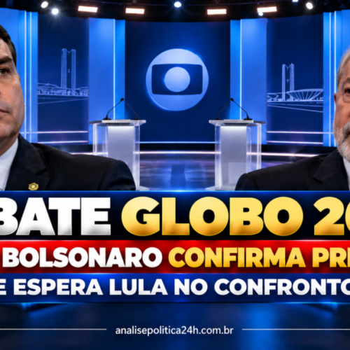 Debate Globo 2026: Flávio Bolsonaro confirma presença e espera Lula no confronto