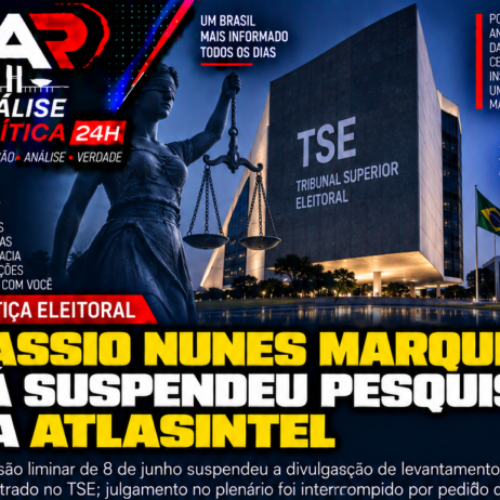 Kassio Nunes Marques já suspendeu pesquisa da AtlasIntel