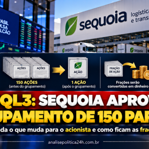 Sequoia (SEQL3) aprova grupamento de 150 ações para 1; veja os prazos