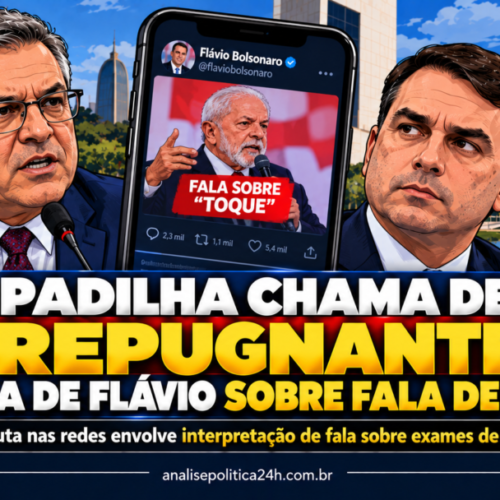Padilha chama de “repugnante” peça de Flávio sobre fala de Lula