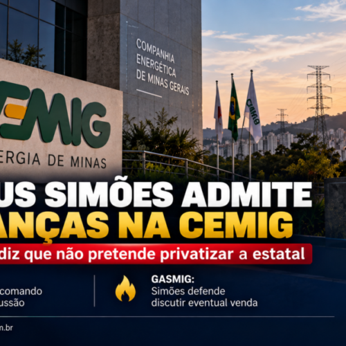 Mateus Simões admite mudanças na Cemig e diz que não pretende privatizar estatal