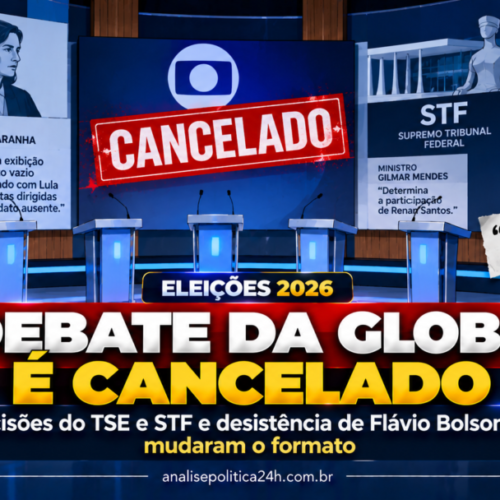 Debate da Globo é cancelado após decisões do TSE e STF e desistência de Flávio Bolsonaro