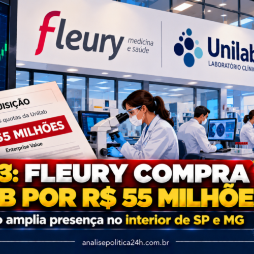 FLRY3: Fleury compra Unilab por R$ 55 milhões e amplia rede de laboratórios