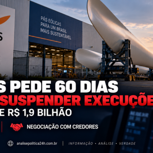 Aeris (AERI3) pede 60 dias para suspender execuções e renegociar dívida de R$ 1,9 bilhão