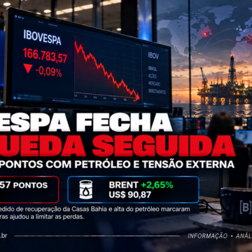 Ibovespa B3 cede perto da estabilidade, acompanhando exterior; dólar cai a R$ 5,20