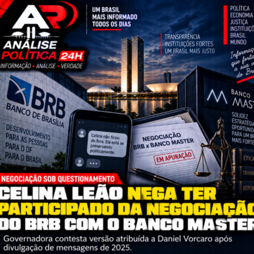 Celina Leão nega ter participado da negociação do BRB com o Banco Master após mensagens de Vorcaro