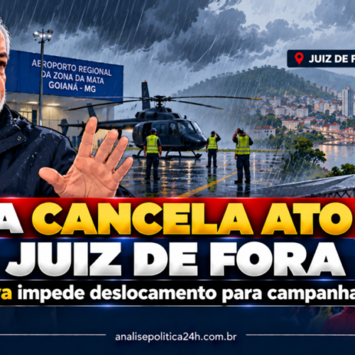 Lula cancela participação em ato de campanha em Juiz de Fora após forte chuva