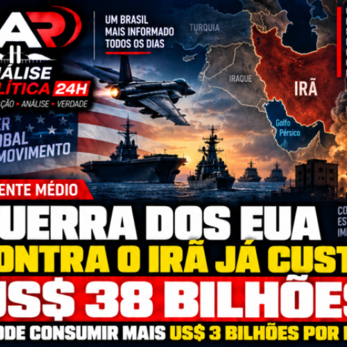 Guerra dos EUA contra o Irã já custa US$ 38 bilhões e pode consumir mais US$ 3 bilhões por mês