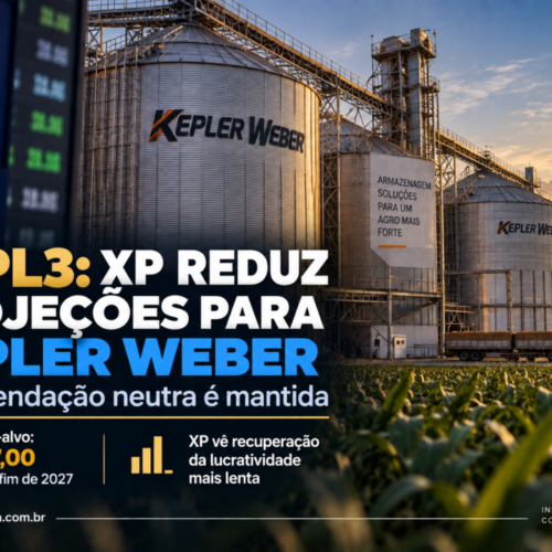 Kepler Weber (KEPL3): XP vê agro na ‘direção correta’, mas corta estimativas e preço-alvo; entenda