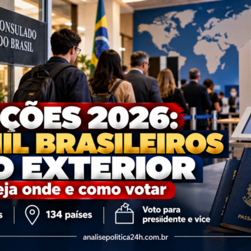Eleições 2026: 918 mil brasileiros no exterior estão aptos a votar; veja onde e como
